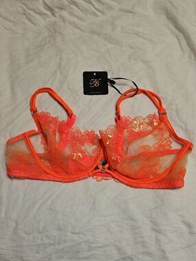 Honey Birdette LOLA Bra SZ 40DDD /F